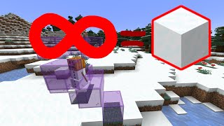 This Simple Trick Gets you Infinite Blocks in Survival Minecraft [upl. by Yrroc]