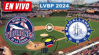 TIBURONES DE LA GUAIRA VS NAVEGANTES DEL MAGALLANES EN VIVO 🔴 LVBP 2024 ▶️ HORARIO Y DONDE VER [upl. by Yeltneb]