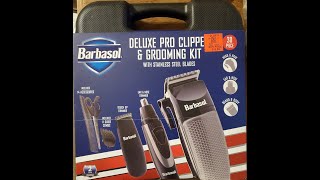 Barbasol Deluxe Pro Clipper amp Grooming Kit with Stainless Steel Blades Review [upl. by Yrek]