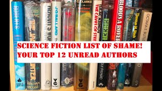 Your Science Fiction Authors Top 12 List of Shame sciencefictionbooks sf sciencefiction [upl. by Deyas]