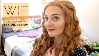 WIF quotWig is Fashionquot Golden Blonde Synthetic Wig REVIEW  SwanTV [upl. by Leksehcey]