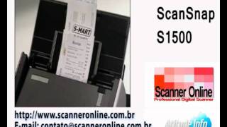 Scanner Fujitsu ScanSnap S1500 [upl. by Mathew]