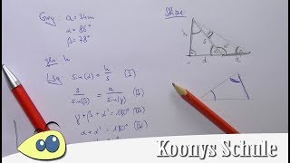 Höhe Fernsehturm mit Sinussatz bestimmen Trigonometrie [upl. by Arielle]