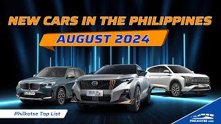 New Cars in the Philippines  August 2024  Philkotse Top List [upl. by Marcie260]