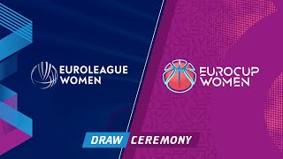 EuroLeague Women amp EuroCup Women 202324 Draws [upl. by Nossila230]