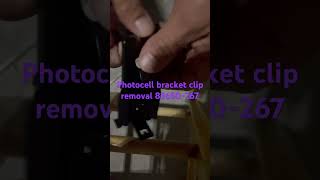 Photocell bracket clip removalgaragedooropenerrepair garagedooropener [upl. by Berriman632]