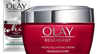 Olay Regenerist Micro Sculpting Cream Honest Review olayolaycream [upl. by Thorlie280]