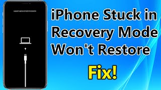 iPhone Stuck in Recovery Mode Wont’ Restore or Update Here’s The Fix No Data Loss [upl. by Loris21]