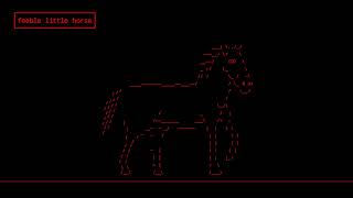 feeble little horse  Termites Official Audio [upl. by Atteram893]