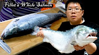 How to Cut Salmon Like a Pro StepbyStep Tutorial [upl. by Jinny]