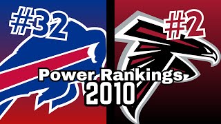 What NFL Power Rankings Looked Like in the 2010s [upl. by Ytok]