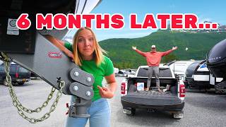 Honest 6 Month Update on our GENY Gooseneck Hitch  Brinkley RV Combo [upl. by Sheaff]