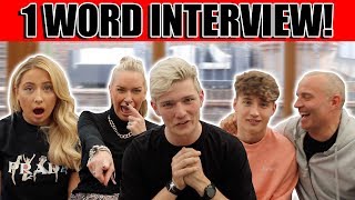 1 WORD INTERVIEW spilling the tea FULL BARKER FAMILY [upl. by Garwin]