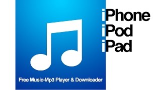 Free Music Mp3 Player amp Download Manager App how to download for iPhone iPod iPad [upl. by Ardnosak]