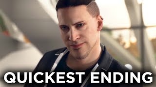 Detroit Become Human  QUICKEST ENDING Kamski Secret Ending [upl. by Ahsurej171]