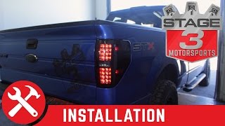 20092014 F150 Spyder G2 LED Tail Lights Install [upl. by Asenav]