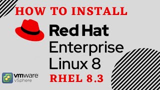 How to Install Redhat Enterprise Linux 8 RHEL 8  VMware  Step by Step 2021 [upl. by Hpejsoj]