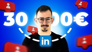 Comment Trouver des Clients sur LinkedIn  jai fait 30K en 1 mois avec ça [upl. by Nereil]