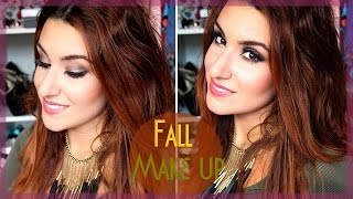 MAKE UP TUTORIAL  Maquillage soirée aux tons chauds pour lAutomne [upl. by Lerrud]