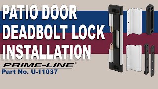 PrimeLine U11037 High Security Patio Door Deadbolt Lock [upl. by Toshiko]