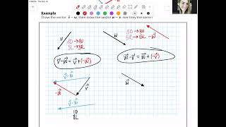 343 Subtracting Vectors Geometrically [upl. by Ordnassela]