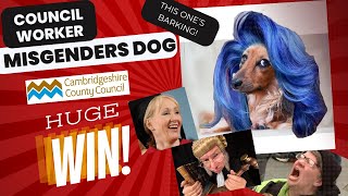 UK Council worker DISCIPLINED for Mis Gendering a DOG Sues amp wins [upl. by Lyrehs]