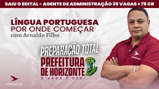 PREFEITURA DE HORIZONTE CEARÁ  Língua Portuguesa  Concurso [upl. by Ellezig]