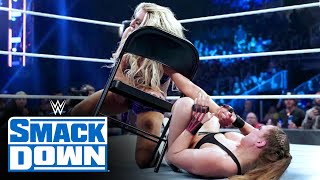 Relive Ronda Rousey’s brutal “I Quit” Match against Charlotte Flair SmackDown May 13 2022 [upl. by Nolahc698]