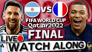 Argentina vs France LIVE Watch Along  2022 FIFA World Cup FINAL [upl. by Yeffej]