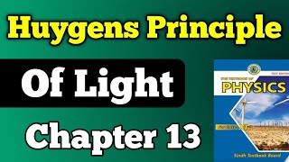 Huygens principle of light chapter 13 physical optics class 11 new physics book ether theory Huygen [upl. by Rafaello839]