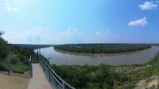 360 Video  Keillor Point End of the world Edmonton Alberta Canada [upl. by Ahcsim]