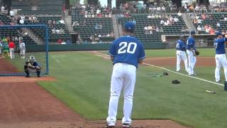 Columbus Clippers Daisuke Matsuzaka Pregame Bullpen 6222013 [upl. by Ecinuahs222]