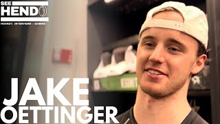 Jake Oettinger talks Dallas stars gives his All Time nhl goalie mt Rushmore and reacts to EA NHL [upl. by Castorina49]