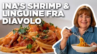 Ina Gartens Shrimp amp Linguine Fra Diavolo  Barefoot Contessa  Food Network [upl. by Kcirdle]