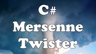 Mersenne Twister Pseudo Random Number Generator Algorithm in C [upl. by Lorenza]