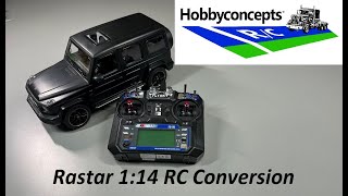 Convert a Rastar 114 Scale Vehicle to Hobby Grade RC Components [upl. by Toddie]