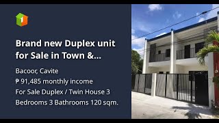 Brand new Duplex unit for Sale in Town amp Country West Molino Bacoor Cavite [upl. by Roderica]