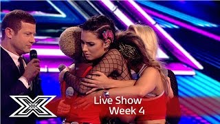 Gifty gets sent home  Results Show  The X Factor UK 2016 [upl. by Fachini383]