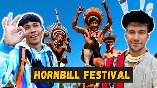 Foreigners First Time at the HORNBILL FESTIVAL in Nagaland [upl. by Artenak978]