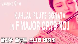 Kuhlau Flute Sonata in F Major Op79 No1  JasmineChoi flute flutist [upl. by Velick484]