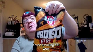 SEABROOK LOADED FIRE EATERS SMOKEHOUSE CAYENNE FLAVOUR REVIEW [upl. by Hitoshi]