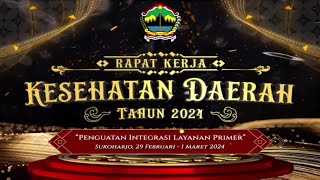 LIVE  DISKUSI DAN PENUTUPAN RAOAT KERJA KESEHATAN DAERAH PROVINSI JAWA TENGAH TAHUN 2024 [upl. by Haral]