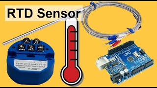 How to use RTD sensor  PT100 with arduino tutorial [upl. by Randie]