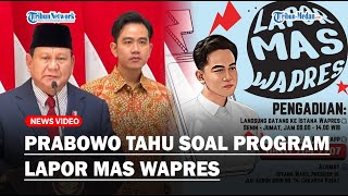 🔴PRABOWO SUDAH TAHU Istana Tegaskan Lapor Mas Wapres Bukan Inisiatif Gibran Sendiri [upl. by Rodd]