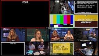 Basic TV Newscast  Control Room Multiview [upl. by Crissie801]