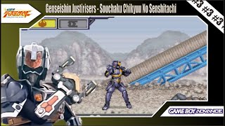 Genseishin Justirisers  Area 3  GBA Game [upl. by Lisle]