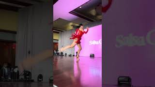 Peiwei Cobo Solo Show Chachacha at Miami Salsa Congress 2024 Cobobrothers Dance Co [upl. by Oinotnaocram677]