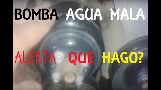 Como saber si la BOMBA de AGUA esta mala👨‍🔧 [upl. by Snehpets]