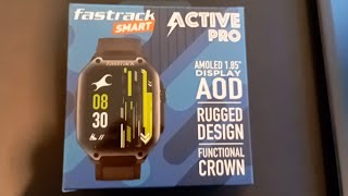 Fastrack New Active Pro with 469 cm AMOLED Display BT Calling Functional Crown Smart watch [upl. by Croom]