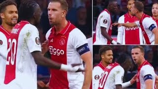 Drama on the Pitch Ajax Teammates FIGHT MidGame [upl. by Eniowtna]